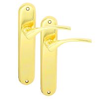 Ручки на планке Бишкоп Ложка б/о OLV золото